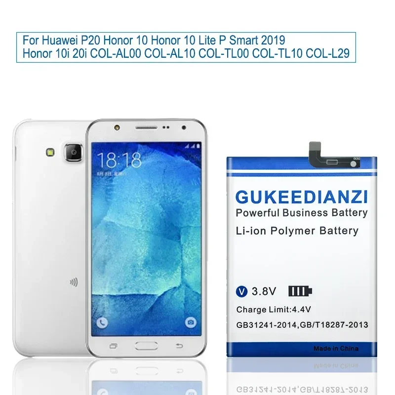 HB396285ECW 5100mAh Mobile Phone Battery For Huawei P20 For Honor 10 Lite P Smart 2019 10i 20i COLAL00 COLAL10