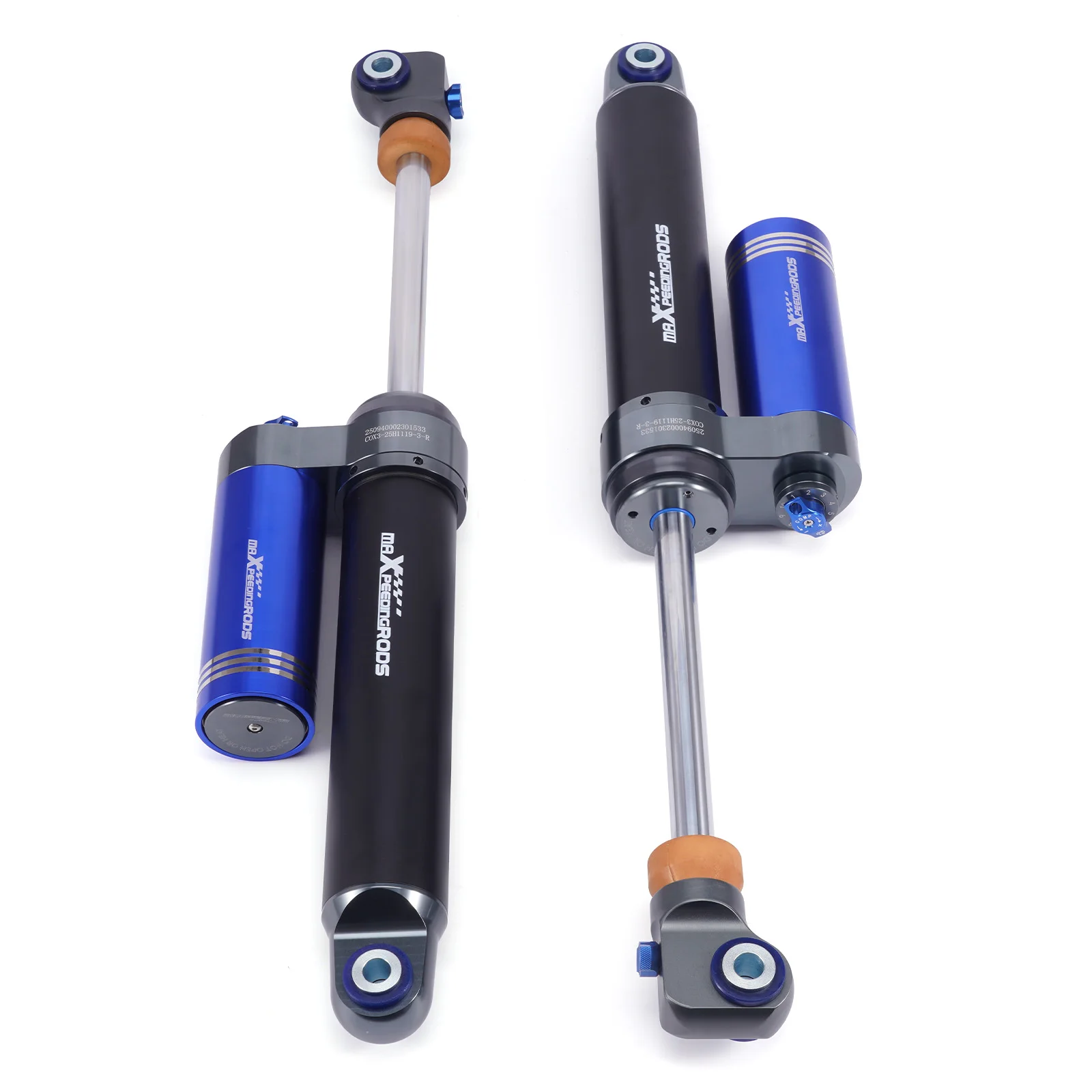 

2x Remote Reservoir 0-1" Lift Rear Shocks for Silverado/Sierra 2500HD 2011-2019