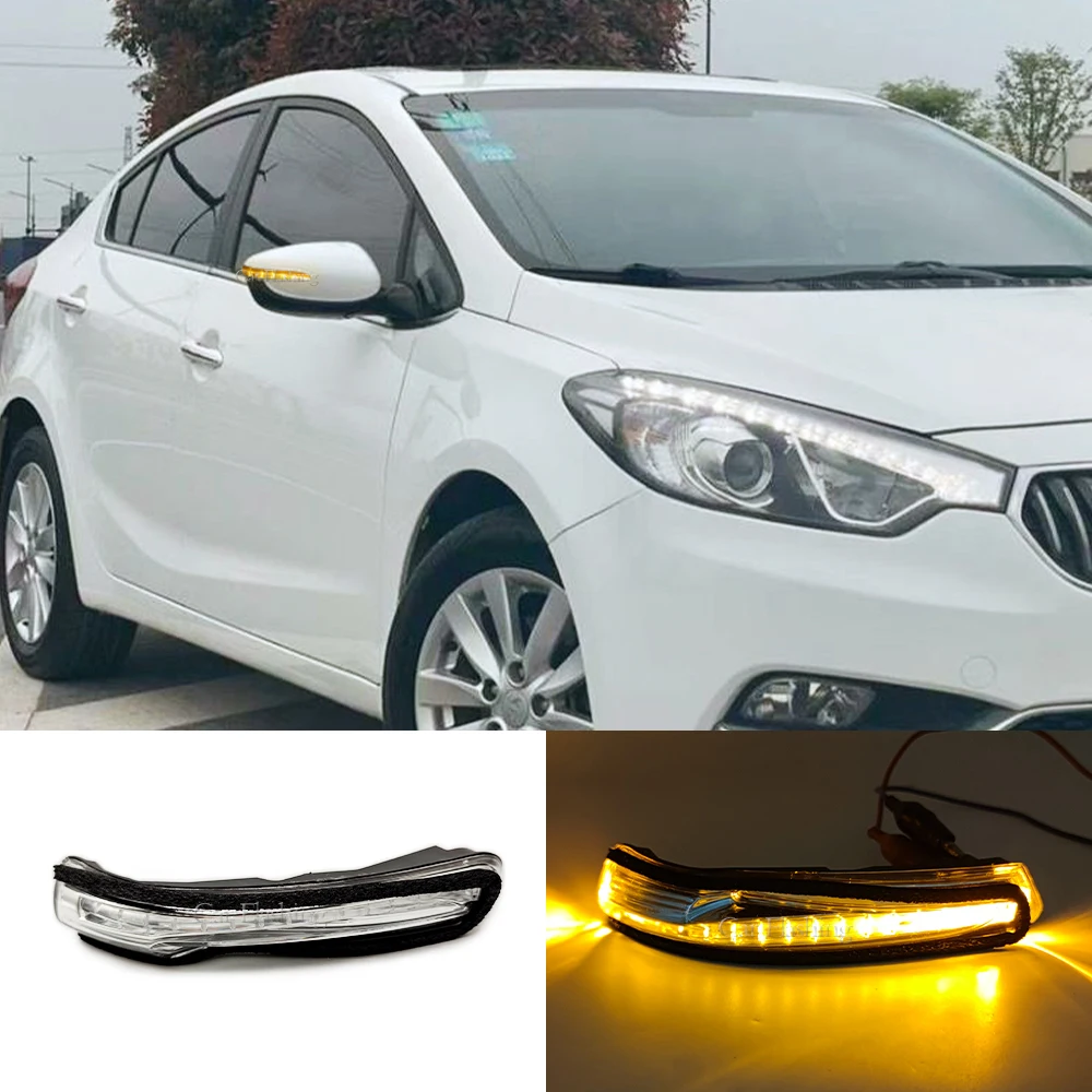 Luz LED para espejo retrovisor para Kia Forte Cerato K3 2012 2013 2014 2015 2016 luz intermitente para espejo retrovisor