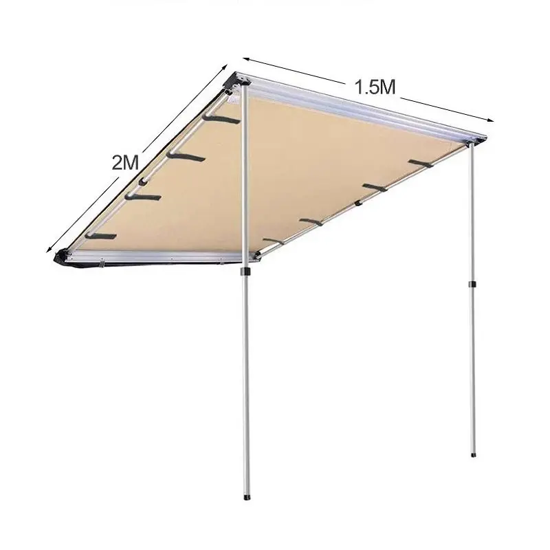 Car Side Canopy Hjumping Outdoor Shelters  Camping   Portable Foldable Hiking Shade  Aluminum Alloy 3-4 People Beach Umbrella