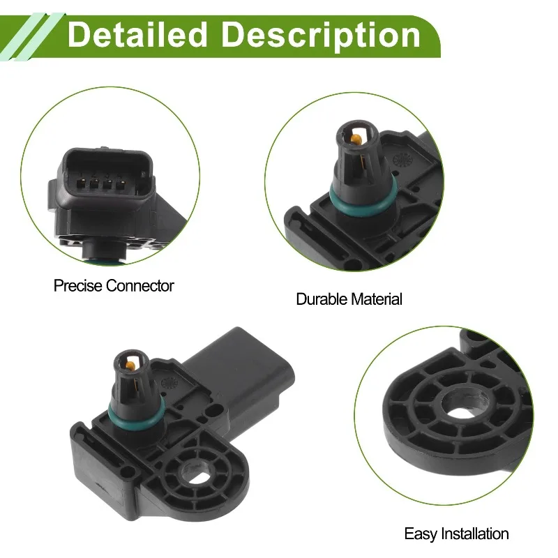 0261230134 sensor de pressão absoluta do coletor de mapa para bmw mini r56 clubman r55 r57 cooper 1.6l l4 2006-2014 novo