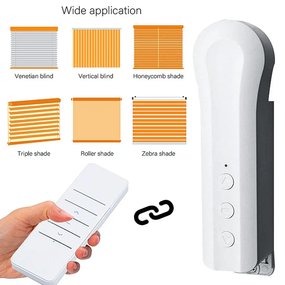 Tuya Zigbee Smart Home Blinds Drive Motor Tuya Motorized Chain Roller Control Shade Shutter Drive Motor Replacement Alexa google
