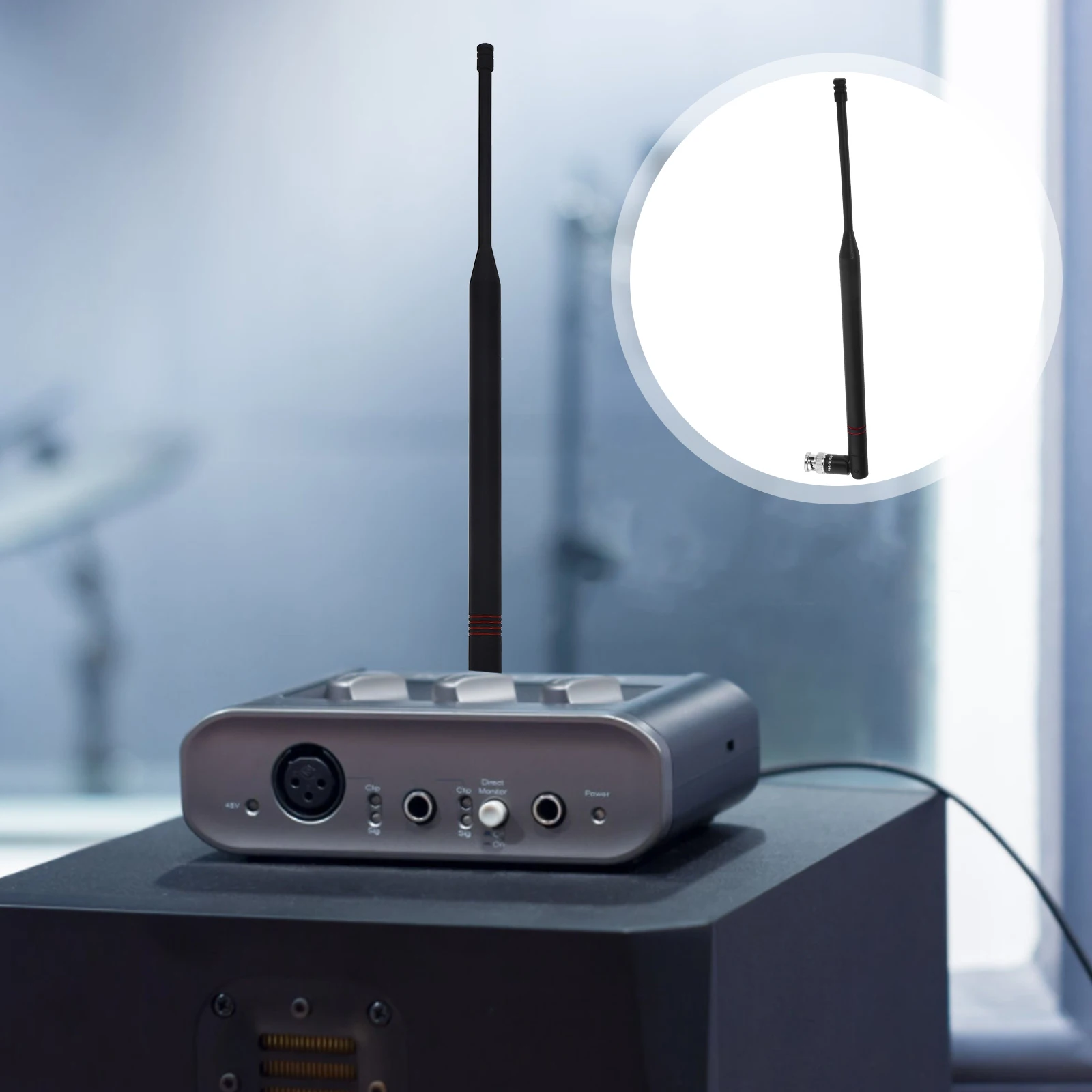 

Wireless Microphone Antenna for Receiver Transmission Easy Installation Adjustable Antenna Accessories