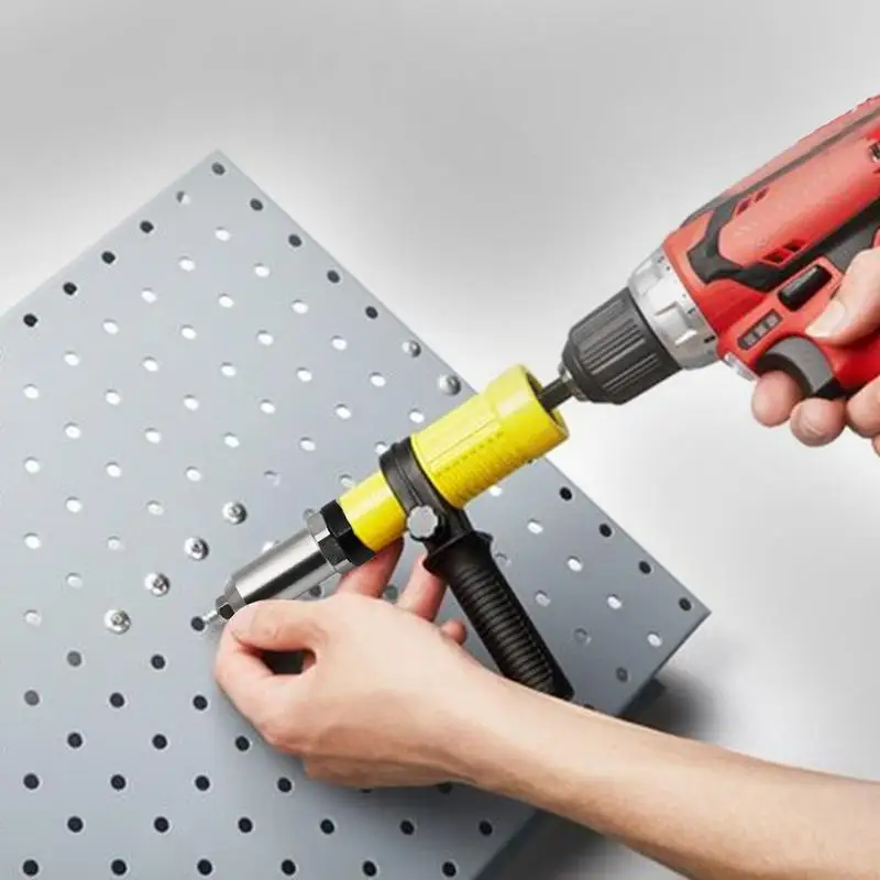 Пистолет для заклепок и гаек, аксессуары для вытягивания сердечника, аккумуляторный клепальный пистолет, адаптер для дрели, вставная гайка 2,4/3,2/4,0/4,8 мм, беспроводной заклепочный пистолет