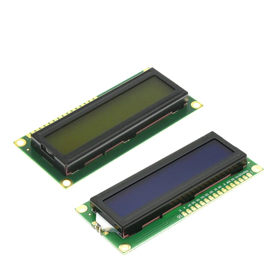 LCD1602 1602 LCD Module Blue / Yellow Green Screen 16x2 Character LCD Display PCF8574T PCF8574 IIC I2C Interface 5V For Arduino