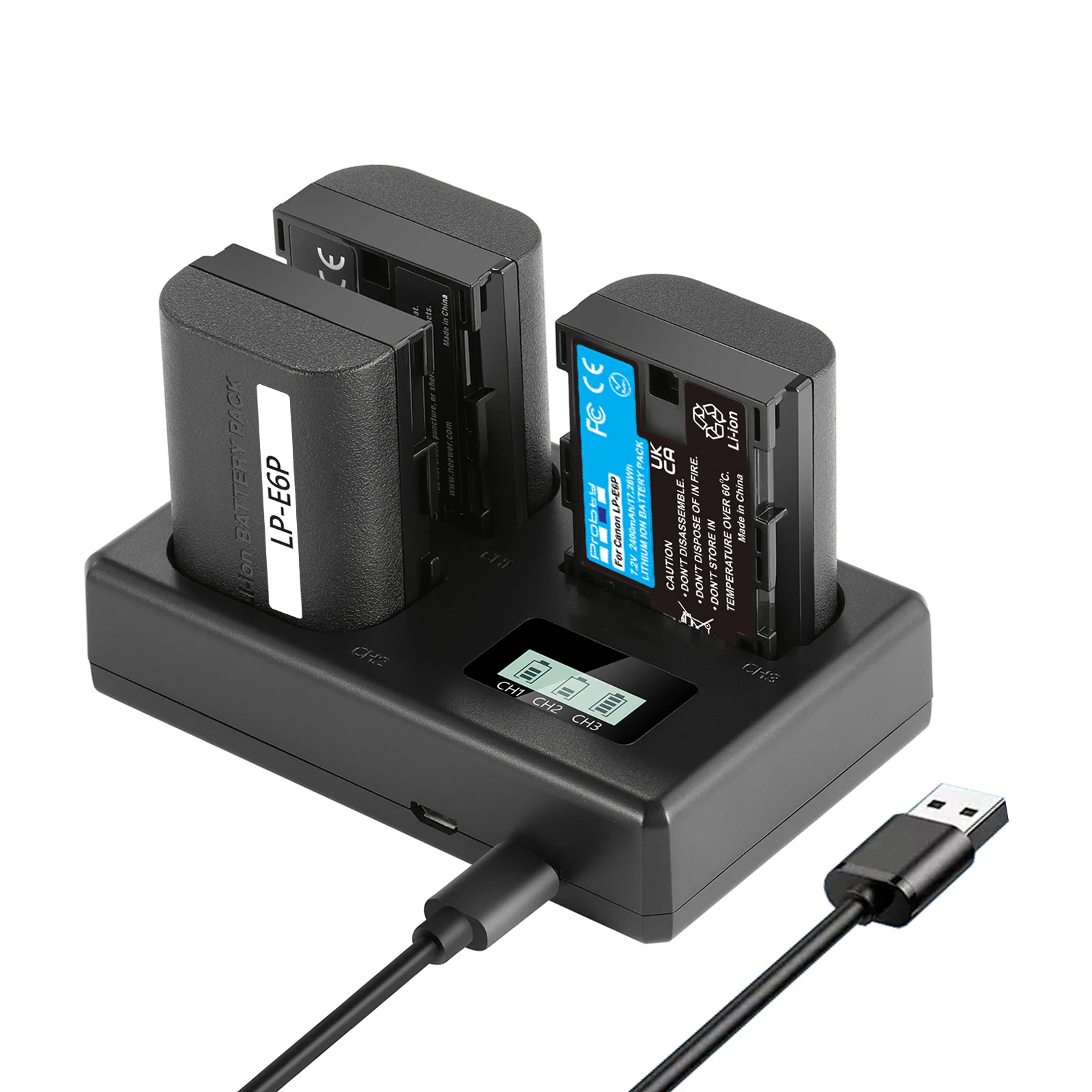 2400Mah LP-E6P Lp E… - image