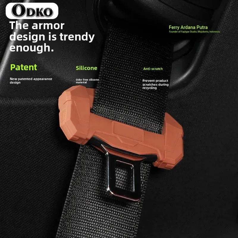 Silicone Safety Belt Plug Cover for Toyota Corolla Leaping Honor Land Rover Sharp Lanada Wei Lanada Asia Dragon