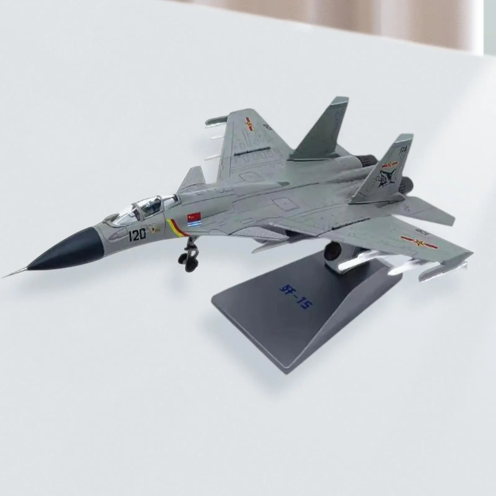 1/100 Fighter Model Desktop Decoration Aircraft Model for Bedroom Cafe Bar