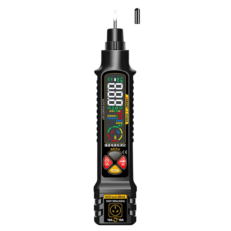 ANENG VD808 Intelligent Voltage Test Pen Non-Contact Electric Tester Socket Leakage Detector Line On-Off Check Tool
