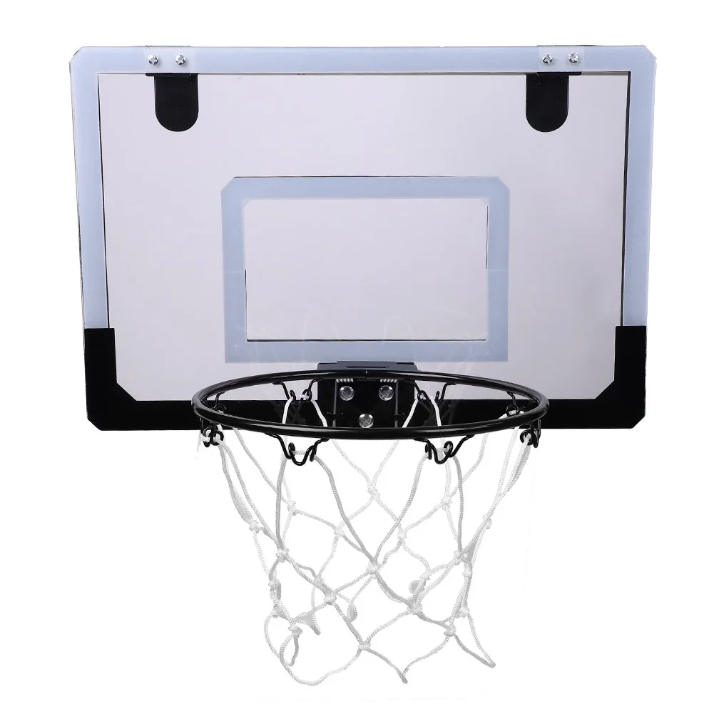 

Kids Basketball System Kit Door Wall Mounted Indoor Basketball Backboard Hoop Set Children Sports