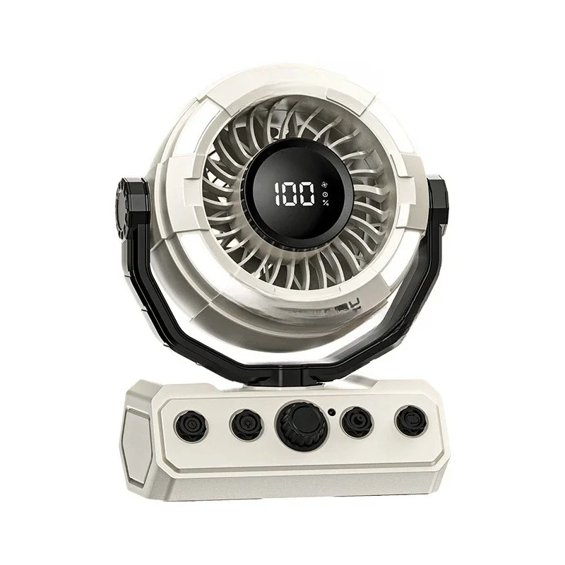 Large battery life outdoor camping fan 20000mAh battery 100 gears infinitely variable speed