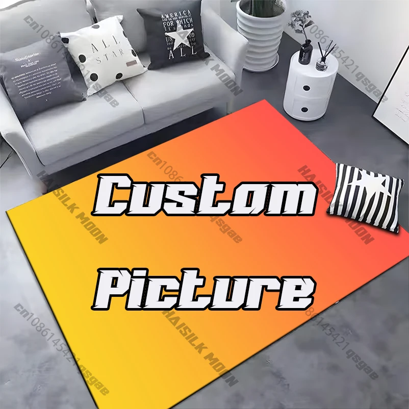 Custom Carpet Area Rugs Anti-slip Doormat Printed Your Design Picture Photo Customized Carpet for Bath Living Room Bedroom Deco