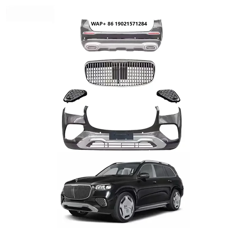 

Auto Parts Car Body Kits for Mercedes Benz GLS W167 2024 Upgrade GLS Style Front Rear Bumper Grille Fog Light Trims