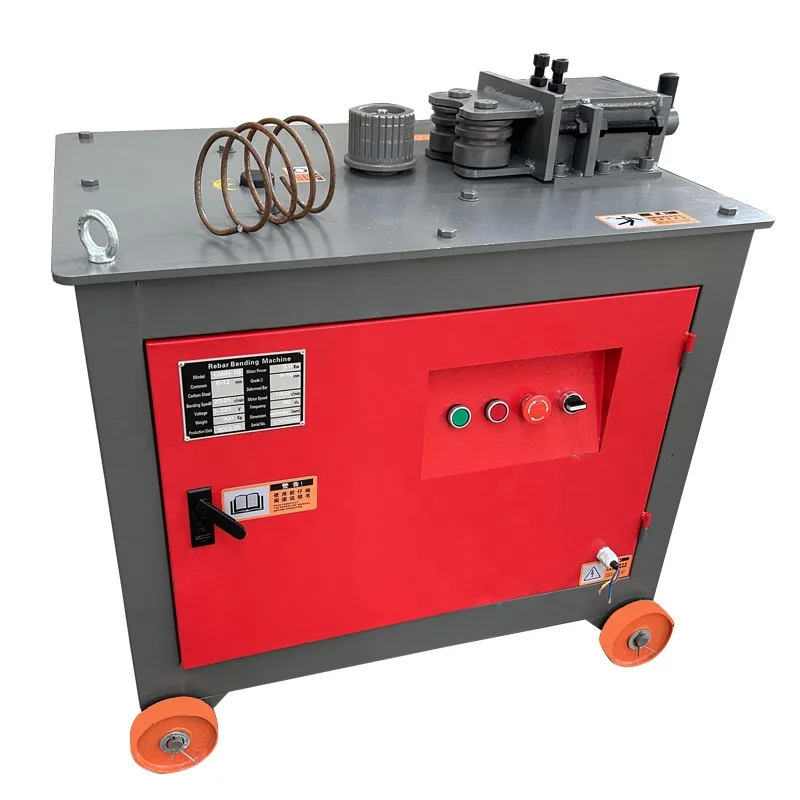 

Автоматический электрический гибочный станок для спирали арматуры. Простая в эксплуатации строительная техника. Новые моторные шестерни. Углеродистая сталь.