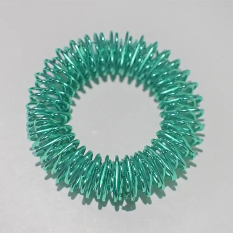 Finger Massager Spring Spiky Sensory Finger Spring Rings Relief Stress And Anxiety Finger Toys Finger Lose Weight