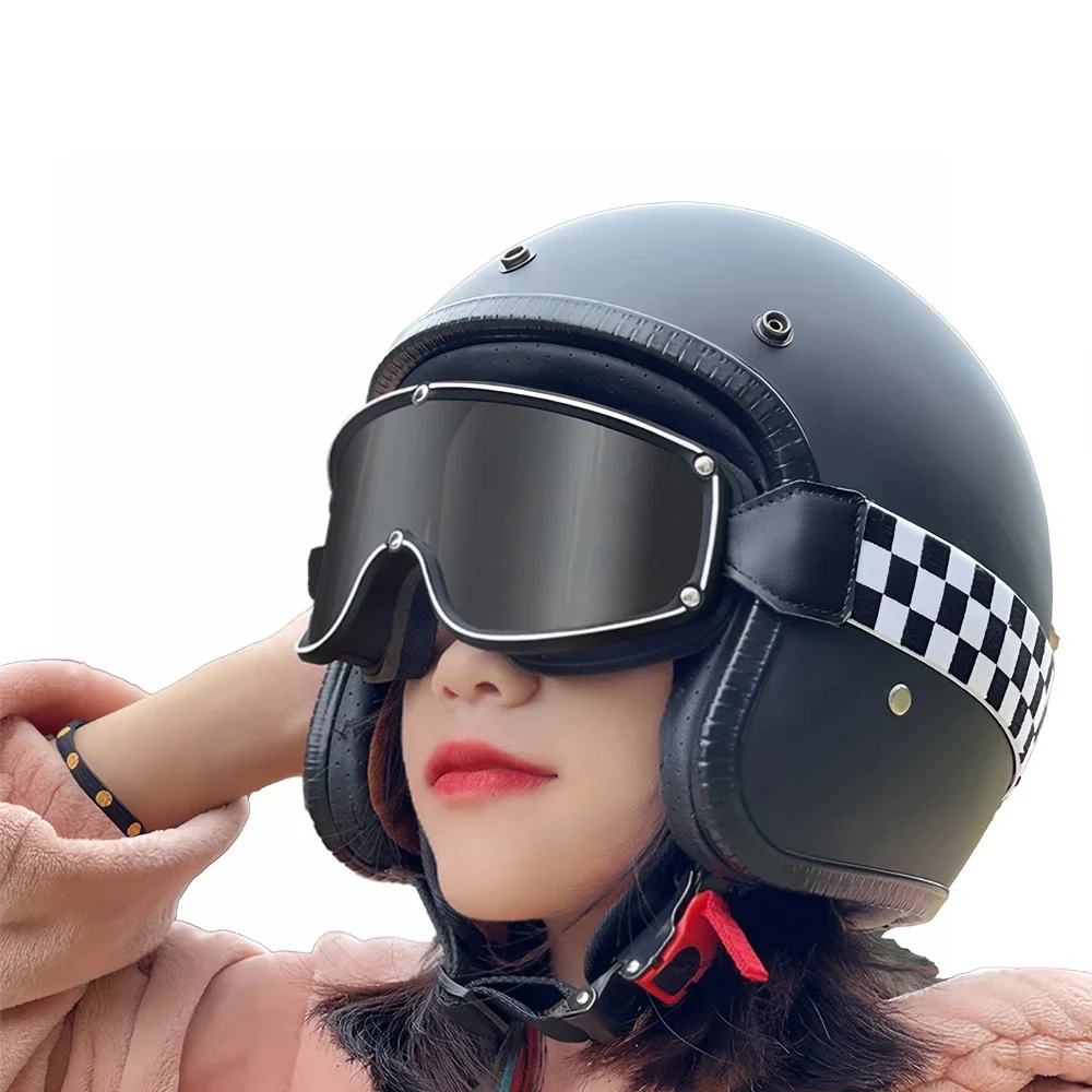 Motorcycle Windshield UV Protection Riding Goggles Helmet Compatible Women's Sunglasses for Motocross Dirt Bike Outdoor Sports