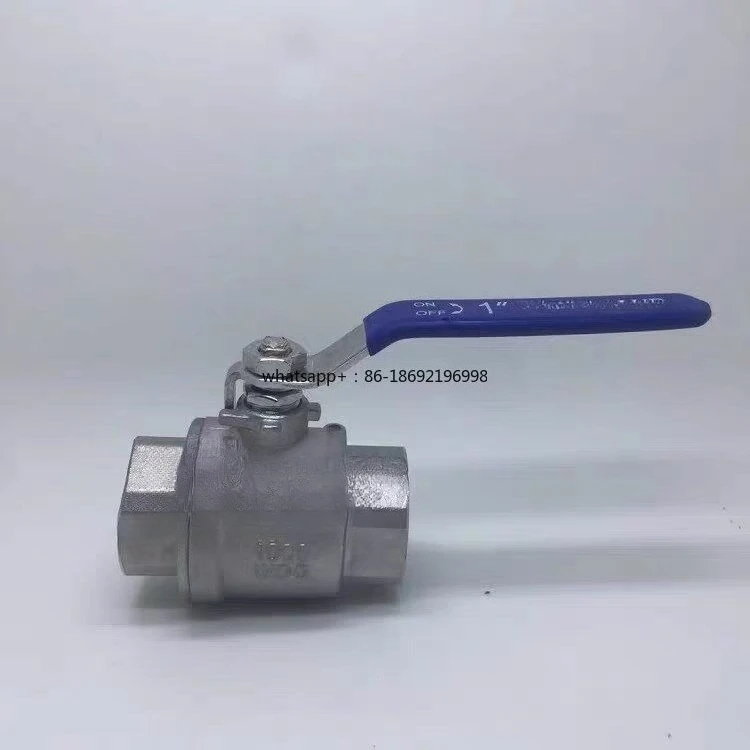 Q11F-16V Duplex Steel 2205 Female Thread Two-Piece Ball Valve Corrosion Resistant 2507 Two-Piece Screw Ball Valve