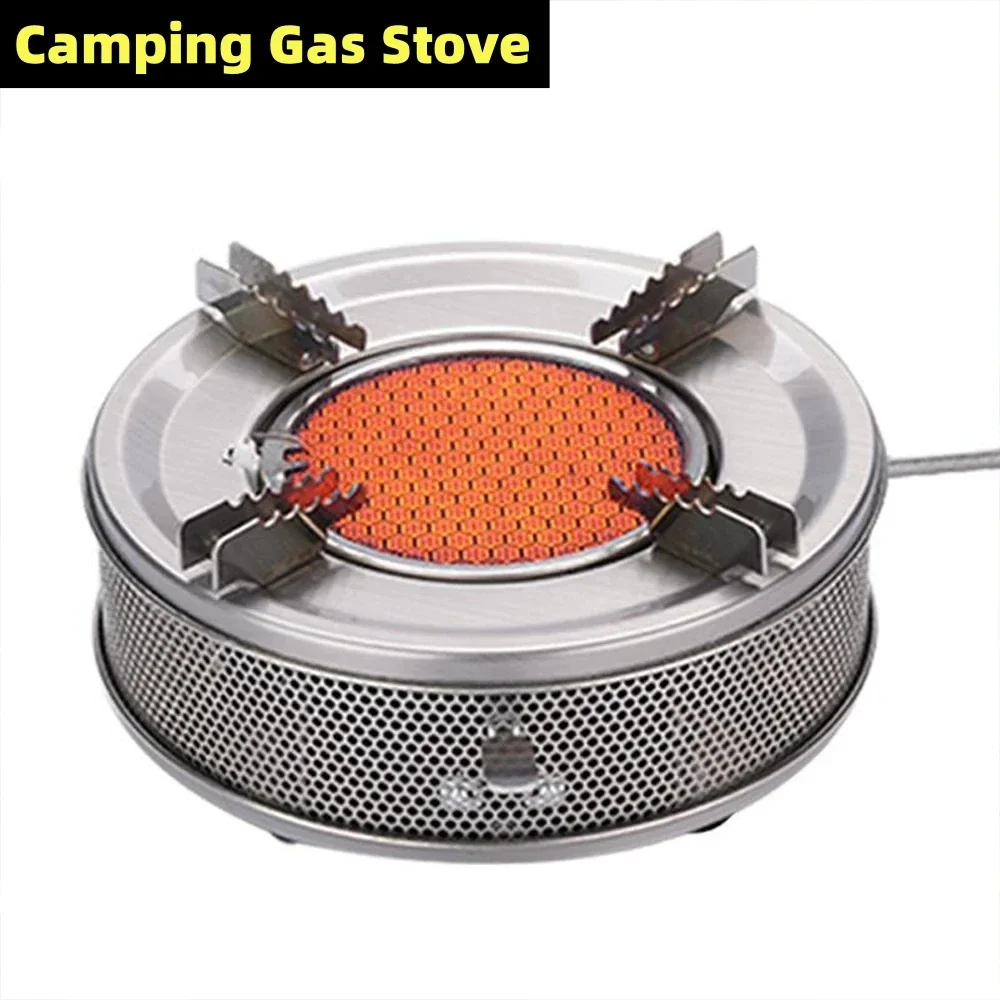 

Portable Camping Gas Stove Folding Cassette Stove Lightweight Windproof High Power Picnic Gas Stove New Camping Equipment