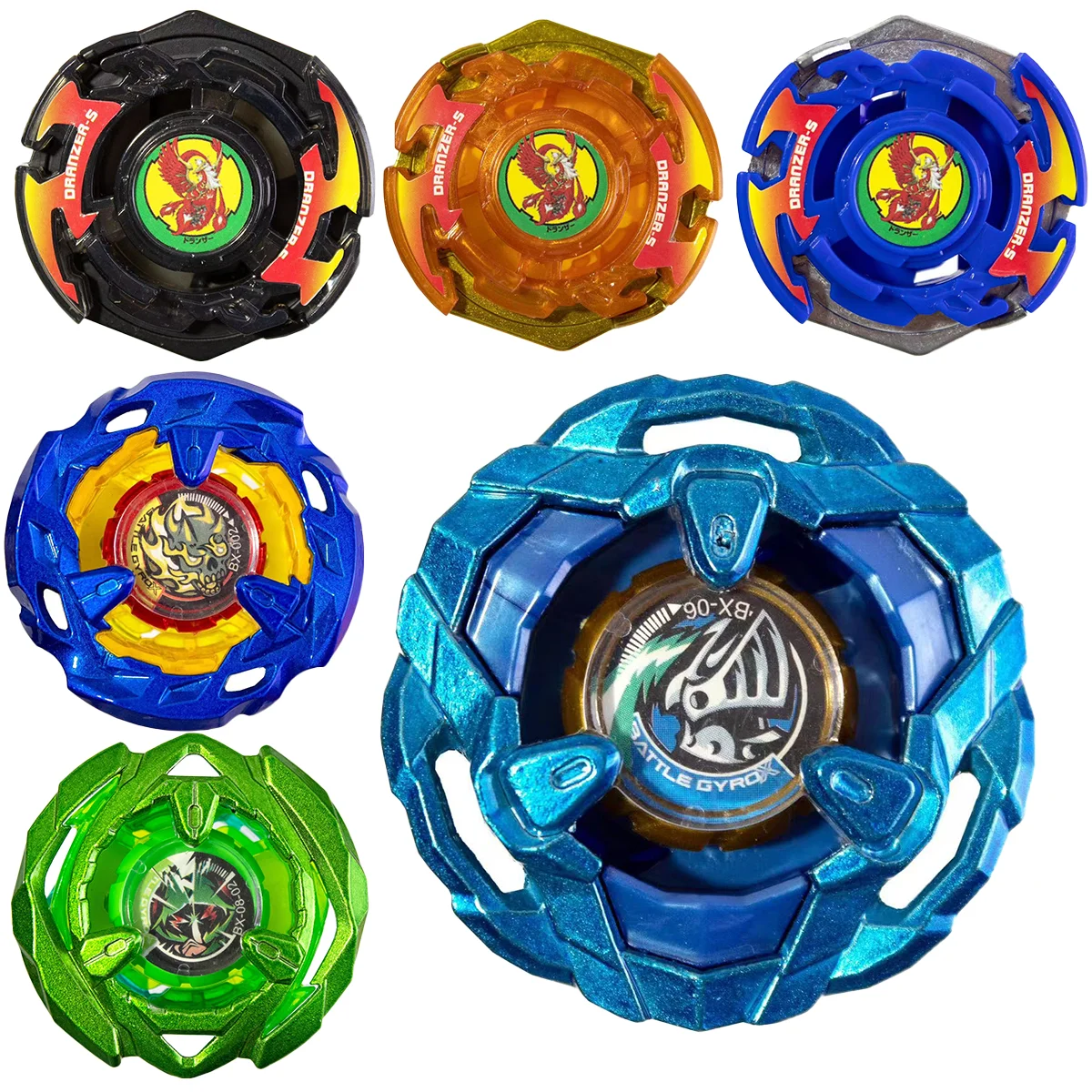 Takara Tomy Gyro BX Serie UX Serie CX Serie, Rotierender Gyro CX01 CX02 CX03 UX01 UX13 UX11 UX01 Metall-Gyro