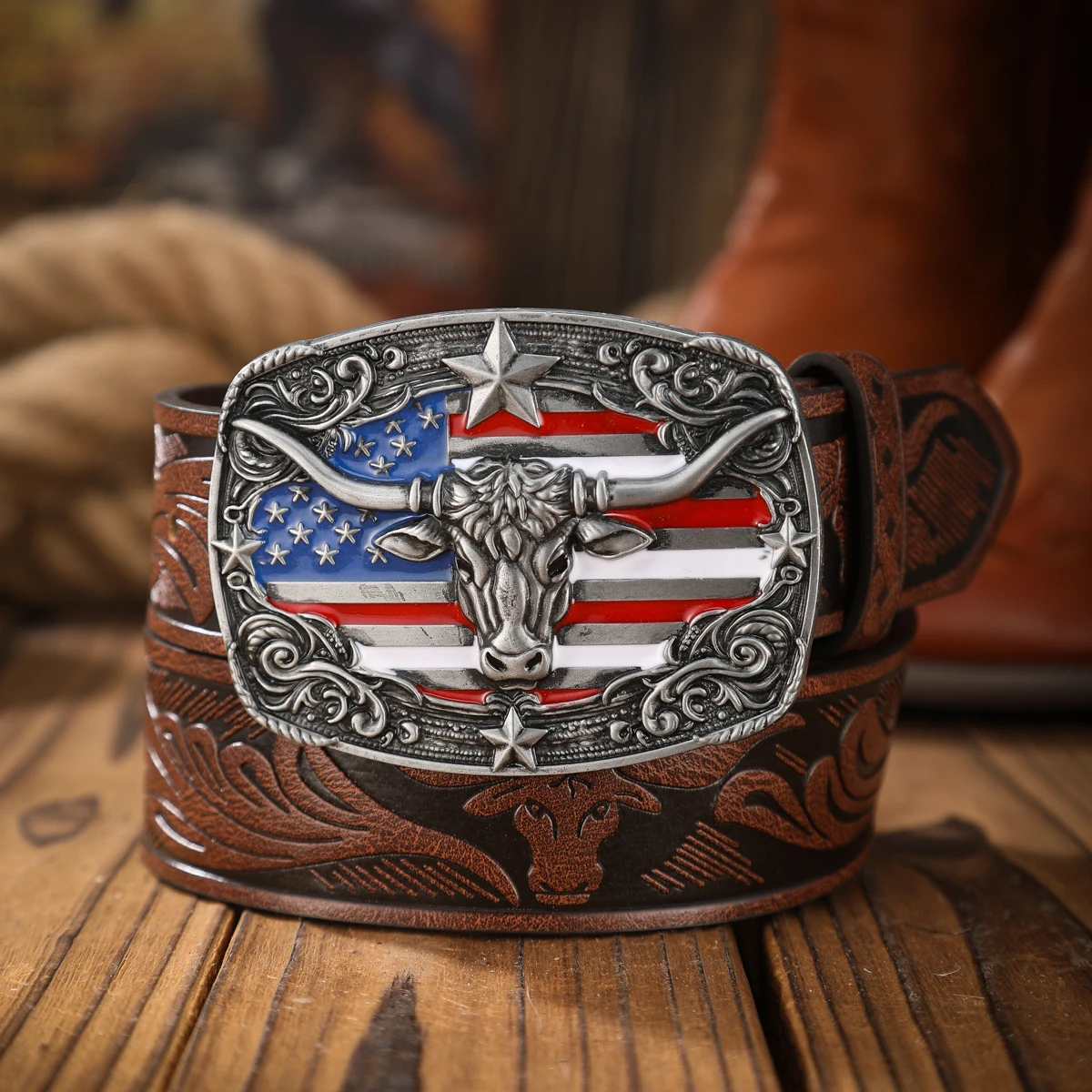 يلتقي الموضة خمر! حزام بإبزيم من سبائك البولي يوريثان، مناسب لكل من الرجال والنساء، لإنشاء نمط غربي شخصي