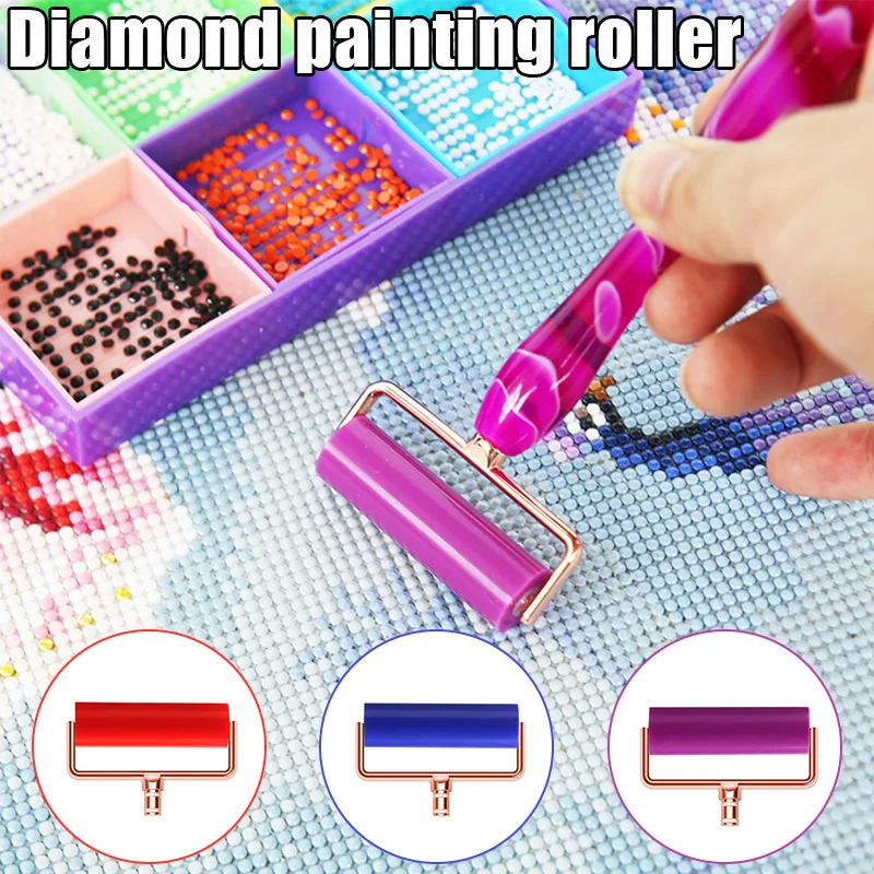 Metal Silicone Diamond Art Roller Head For DIY Crafts, Diamond Painting Roller Tools Accessories (Excluding Pen Holder)