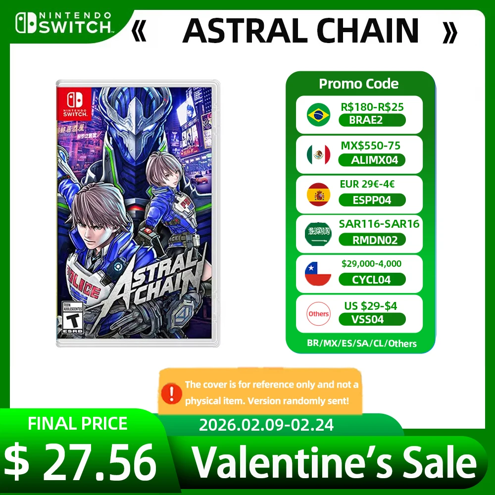 ASTRAL CHAIN Nintendo Switch Game Deals, 100% officiel, carte de jeu fongique originale, Action Eth1 First pour Switch OLED Lite