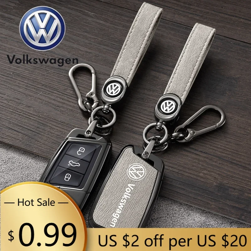 

Чехол-накладка из кожи для смарт-ключа Volkswagen VW Magotan Passat B8 Golf, защитный корпус для брелока