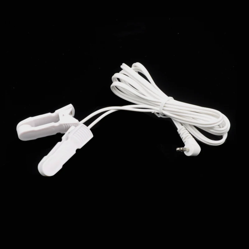 CHASTE BIRD Electric Shock Nipple Clamps/ Clitoris/ Labia With Ear Electro 1.3 m Cable Breast Massager Safe Voltage SexA203