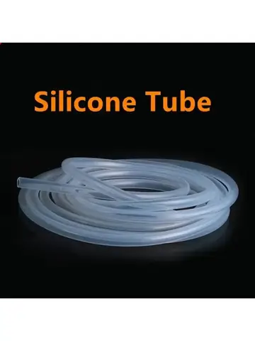 5m Transparent Food-Grade Silicone Tube (6/8/8/10mm), Flexible Garden/Aquarium Rubber Hose.