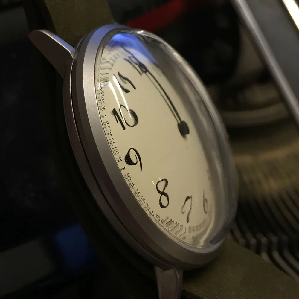 ريد ستار 40 مللي متر الطيار ساعة 1963 العتيقة الروسية الغواصة سلسلة أيدي واحدة ساعات رجالية دليل لف ساعة اليد الميكانيكية #2