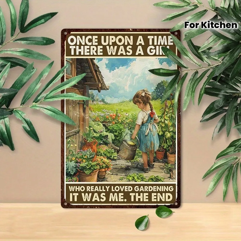 

Once Upon A Time Metal Tin Sign Vintage 8x12 Inch Retro Wall Decor For Home Kitchen Bar Cafe Bedroom Living Room