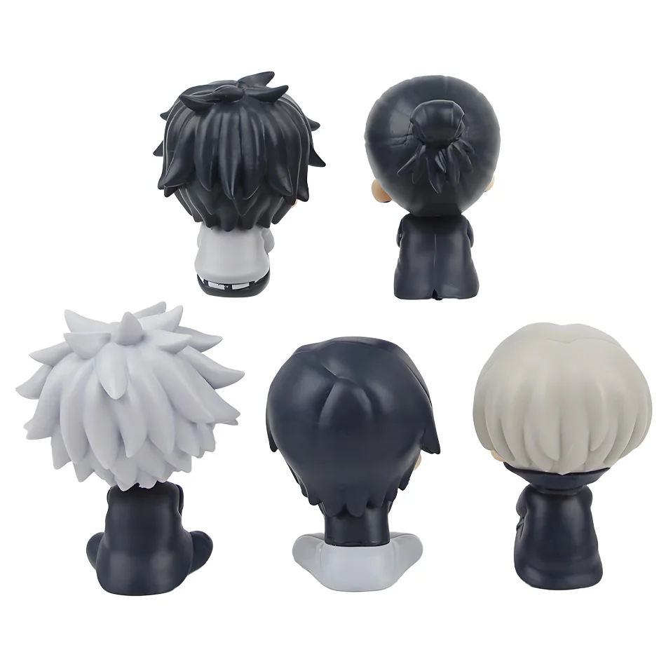 10cm Anime Jujutsu Kaisen Figure Itadori Yuji Gojo Satori Fushiguro Megumi Kugisaki Kawaii Toy Car Decoration PVC Model Gift image 4
