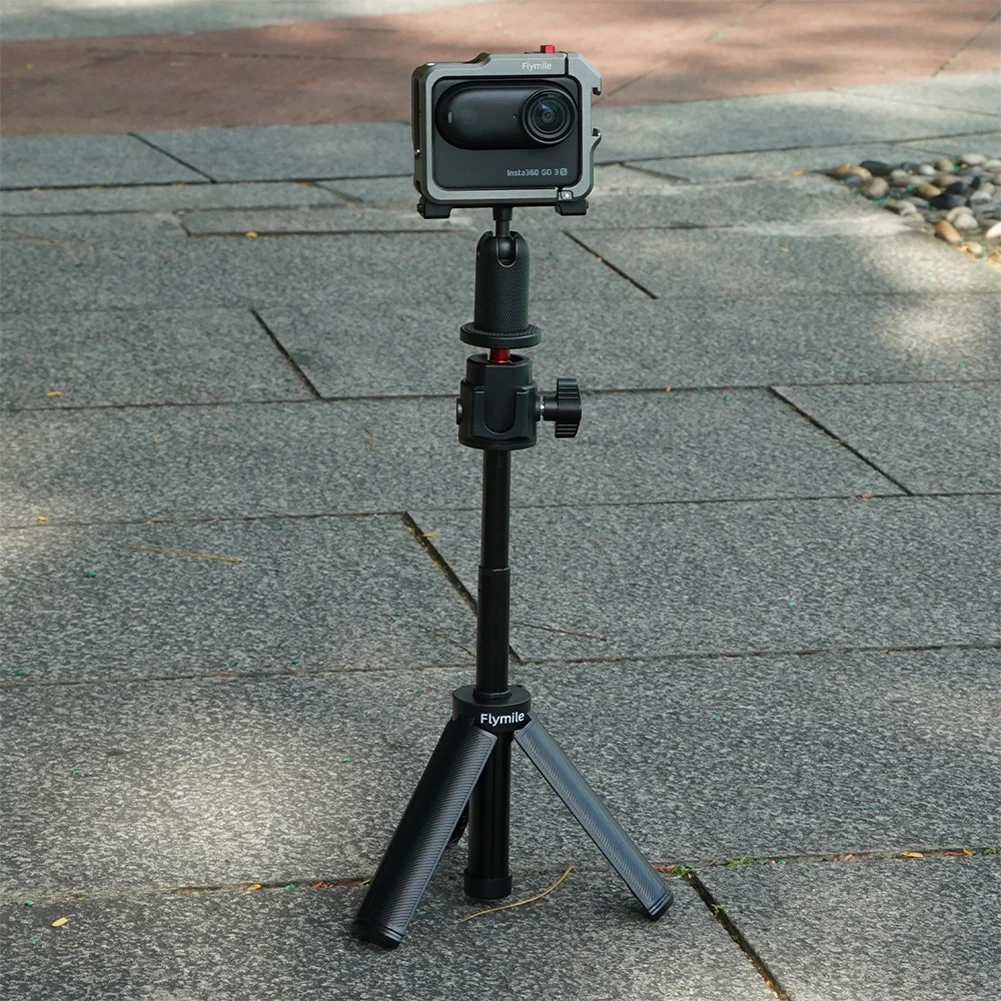 Przedłużacz drążka z gwintem 1/4 cala Ręczny statyw do DJI Osmo Action 5 Pro do DJI Osmo Pocket 3