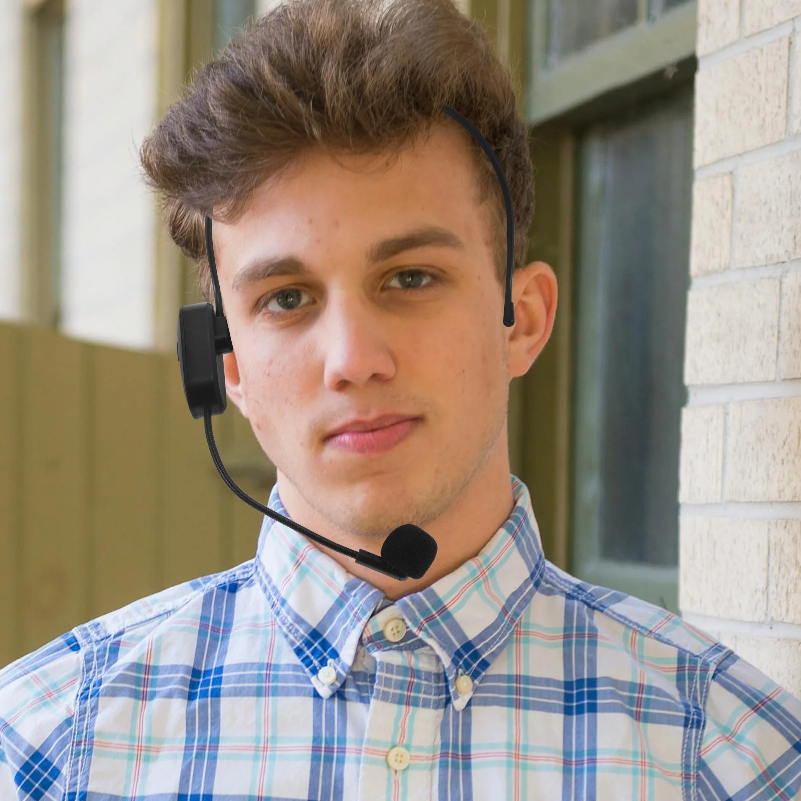 1Set Head-Mounted Wireless Microphone for Classroom Teaching Public Speaking Singing Voice Amplifier Professional Instructor