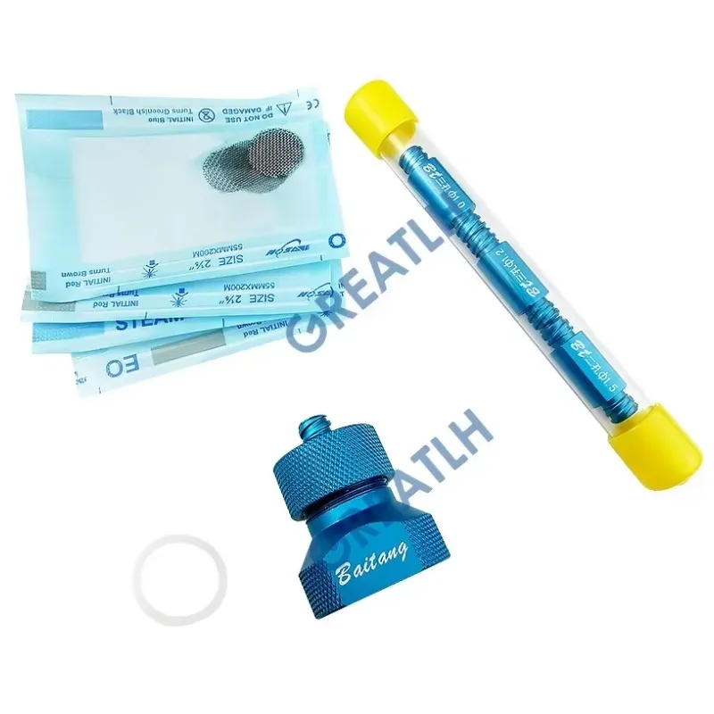 

2025/plastic surgery Titanium fat Filter Nano filter set Nano Fat Transfer set with luer to luer
