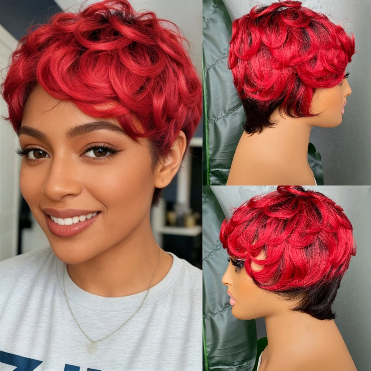 Short Layered Pixie…