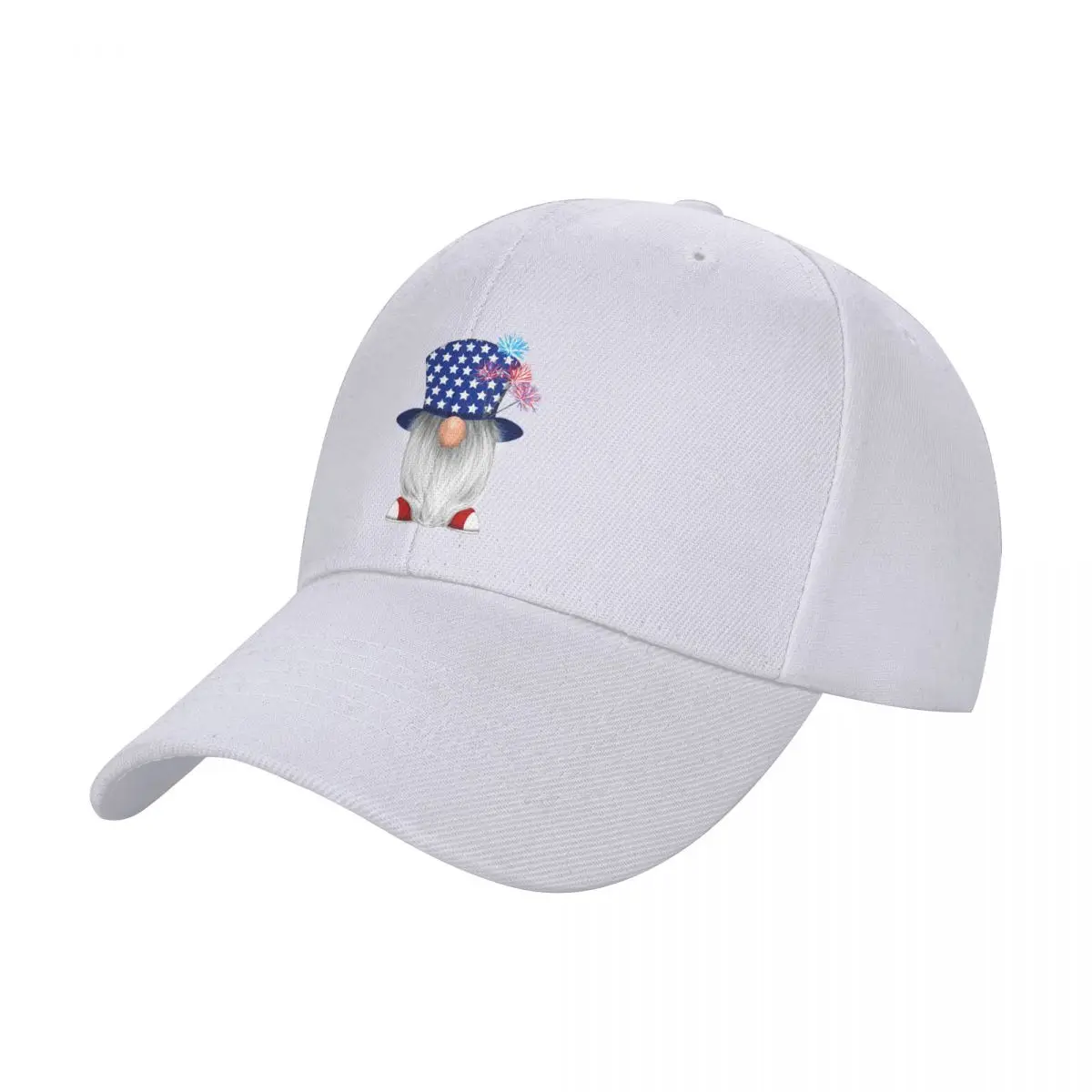 Uncle Sam Gnome Baseball Cap |-F-| Sunhat Sunscreen party Hat Boy Child Women's