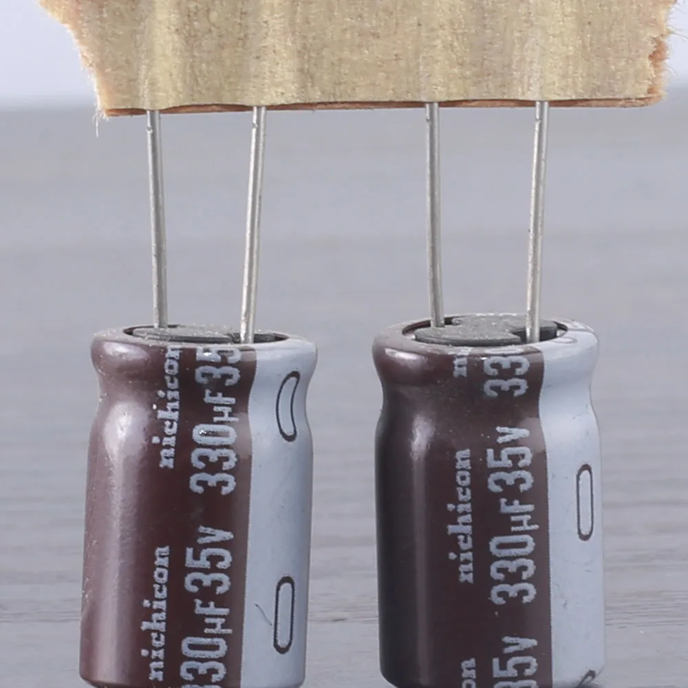 

10pcs Nichicon PR 330mfd 35v 330uf electrolytic Capacitor 10*16mm 105°C