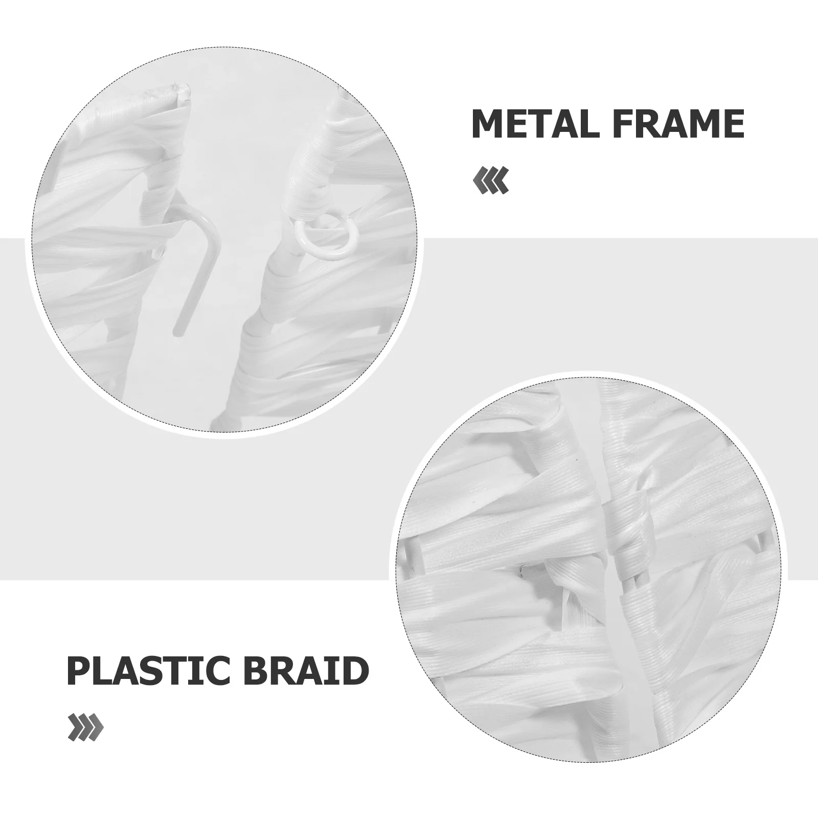 

Woven Christmas Tree Skirt Sturdy Plastic Construction Simple Elegant Style Easy Install for Room Decor Tree Cover