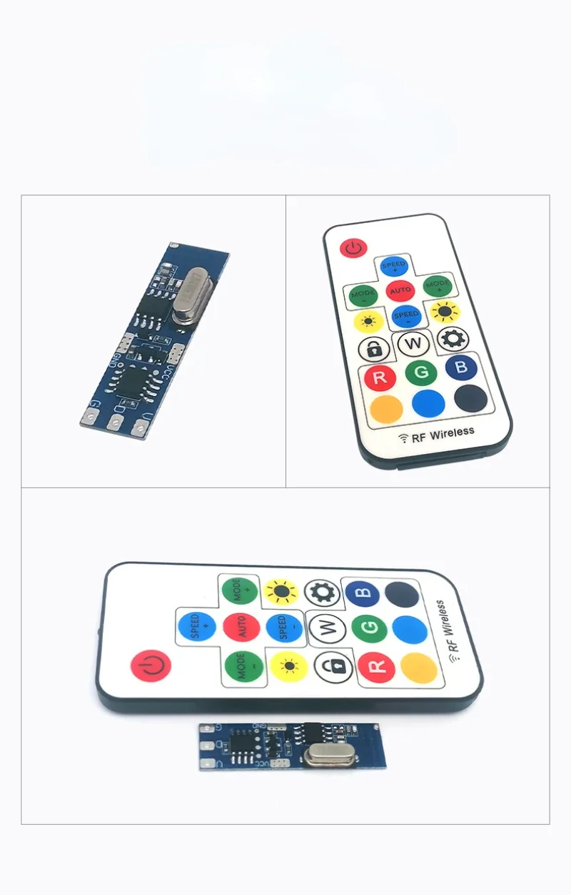 Mini 3key Rf 14key 17key 21key Led Pixel Strip DC5-24V Licht Controller Voor Ws2811 Ws2812b Sk6812 6803 Met Afstandsbediening