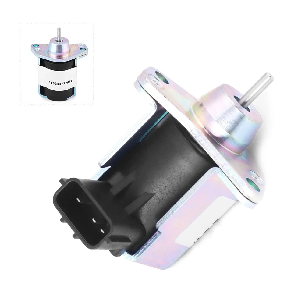 1 قطعة 12 فولت الملف اللولبي صمام 1503ES-3TNA72 ل Yanmar 3TNE78 3TNE82A 3TNE88 3TNA72 أدوات كهربائية قطع غيار صمام الملف اللولبي المعدني