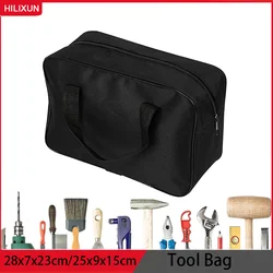 Bolsa de herramientas eléctricas para coche, bolso de mano con bomba de aire, maleta de tela Oxford de viaje, Hardware de electricista, bolsa de reparación de engrosamiento portátil, 1 unidad