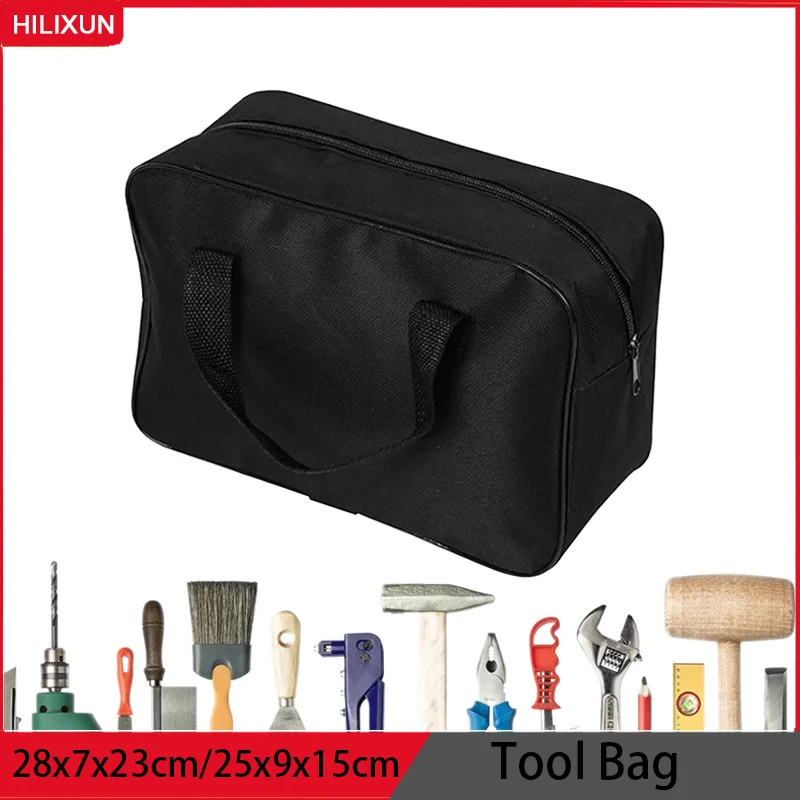 Tool Bag Power Tool Handbag Car Air Pump Travel Oxford Cloth Suitcase 1pc Electrician Hardware Portable Thickening Repair Bag