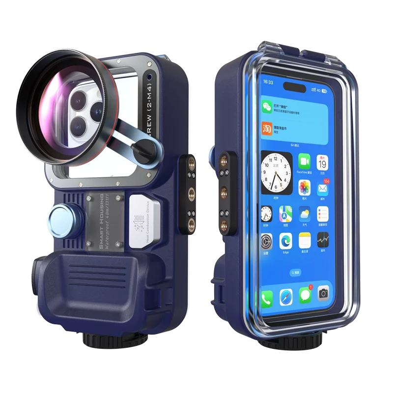 Diving cover for Xiaomi 11 ultra/11/10/Redmi k40/K30/Poco X3 mobile phone waterproof case underwater HD shooting