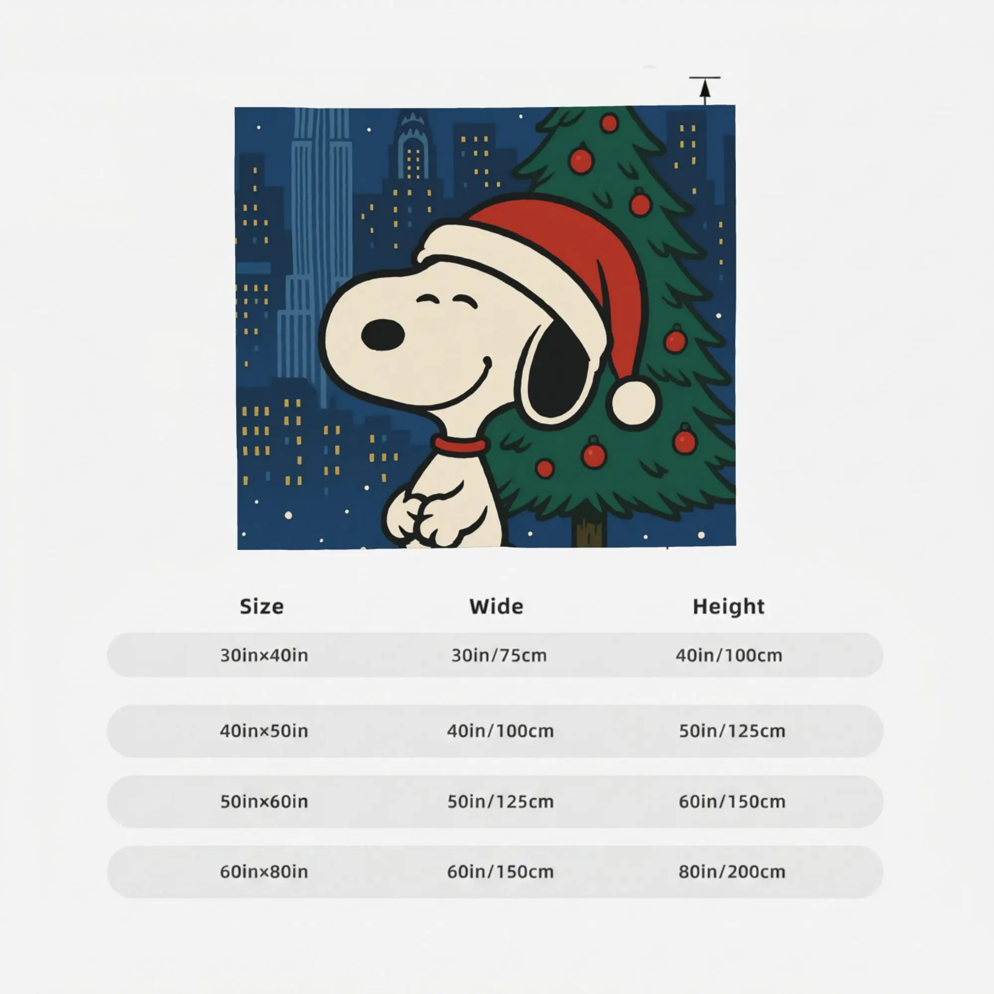 Cute S-Snoopys Xmas Christmas Flannel Blanket  Funny Throw Blanket for Bed Sofa Couch 150*125cm Quilt
