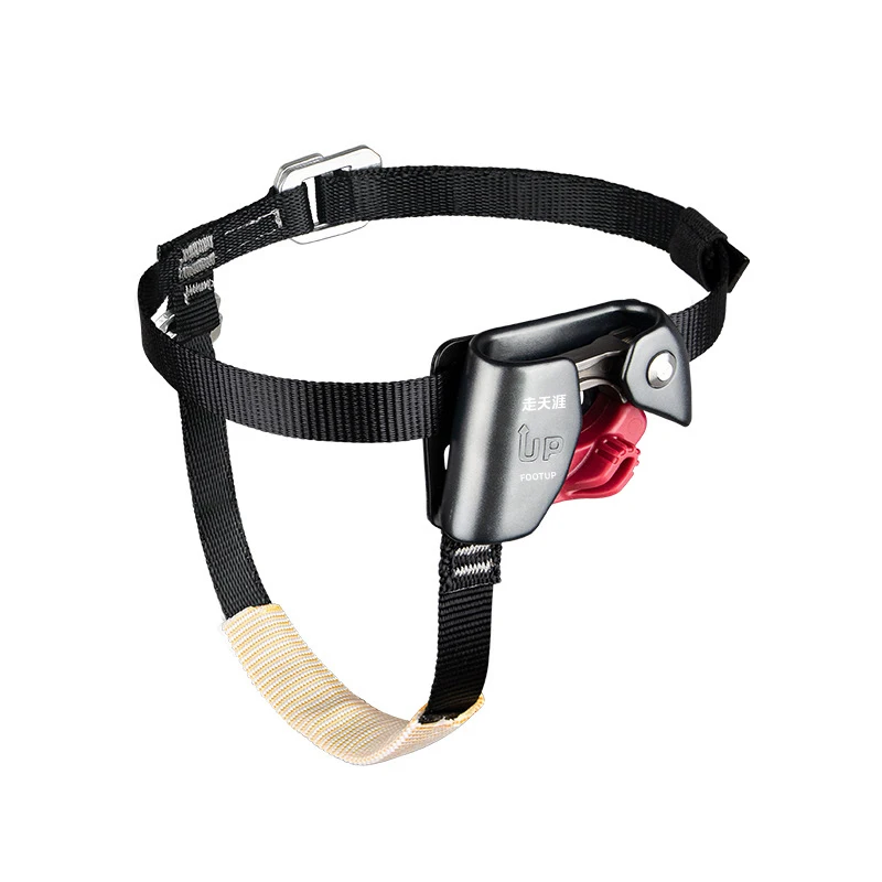Aluminum Alloy Foot Ascender Outdoor Rock Climbing Rope Climbing Device Mountaineering Rescue Equipment Left Foot Ascender