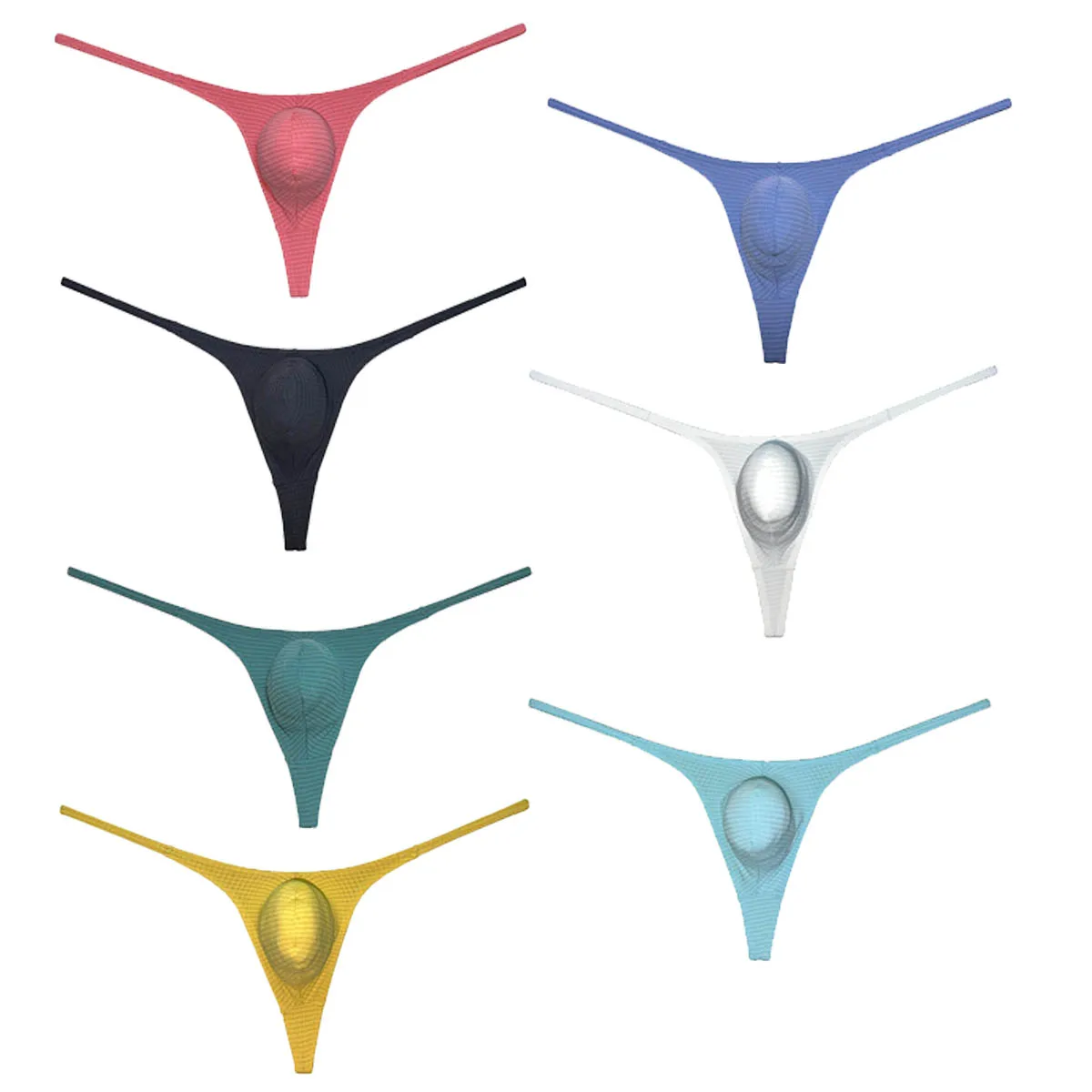 

Sexy Men's MicroThong Soft Mini Bikini Enhancing Pouch Underwear Cheeky G-string Tangas Jockstrap Panties Ultrathinn Briefs