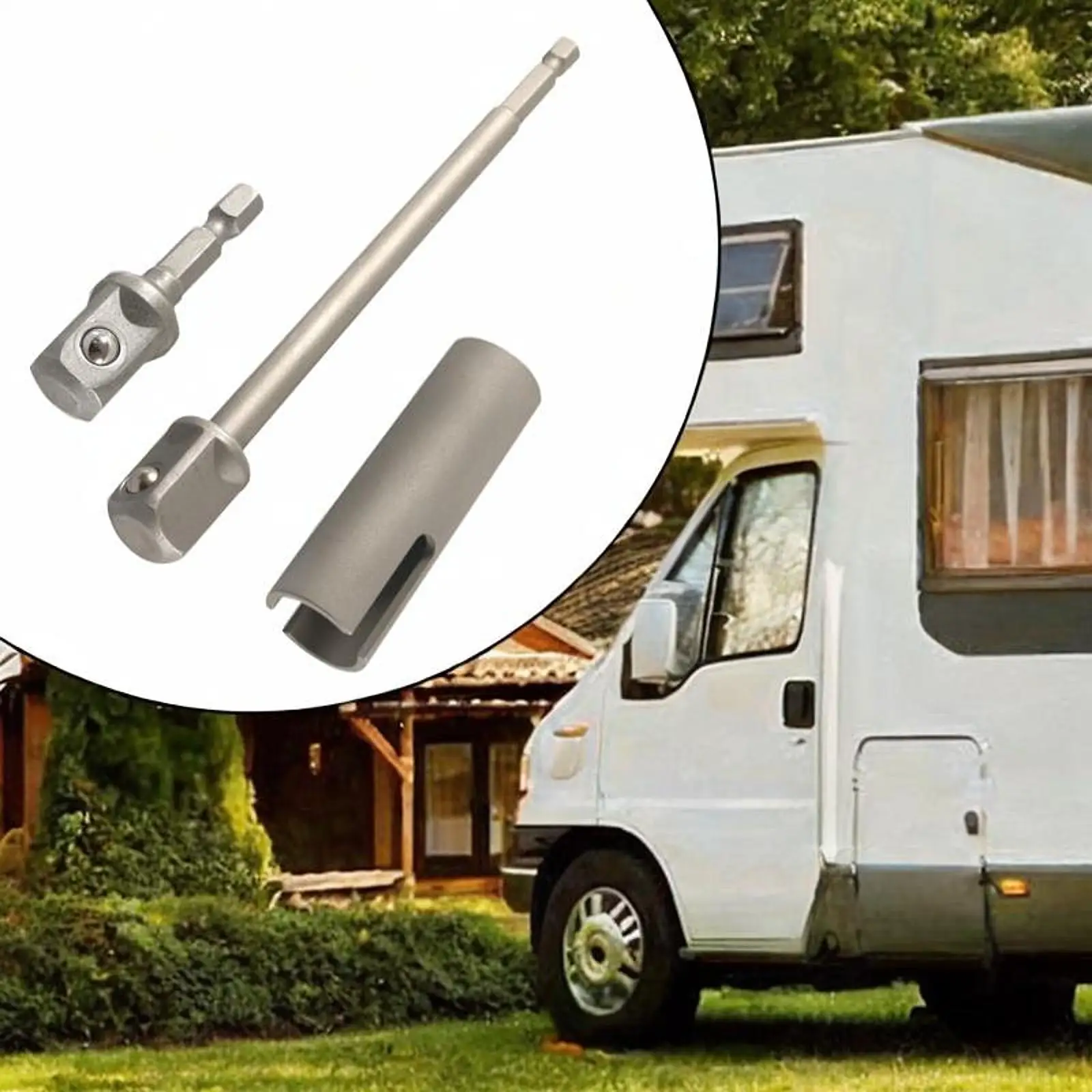 

Адаптер для дрели с прорезями Jack для любителей автофургонов, туристических прицепов