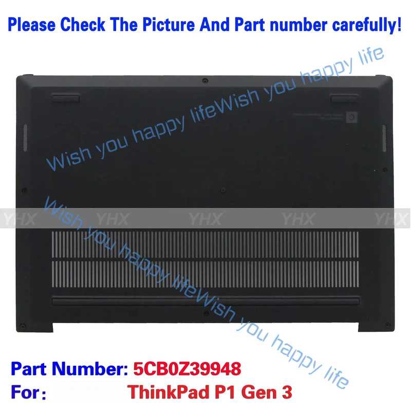 L... New For Lenovo ThinkPad P1 Gen 3 Bottom Base Case 5CB0Z39948