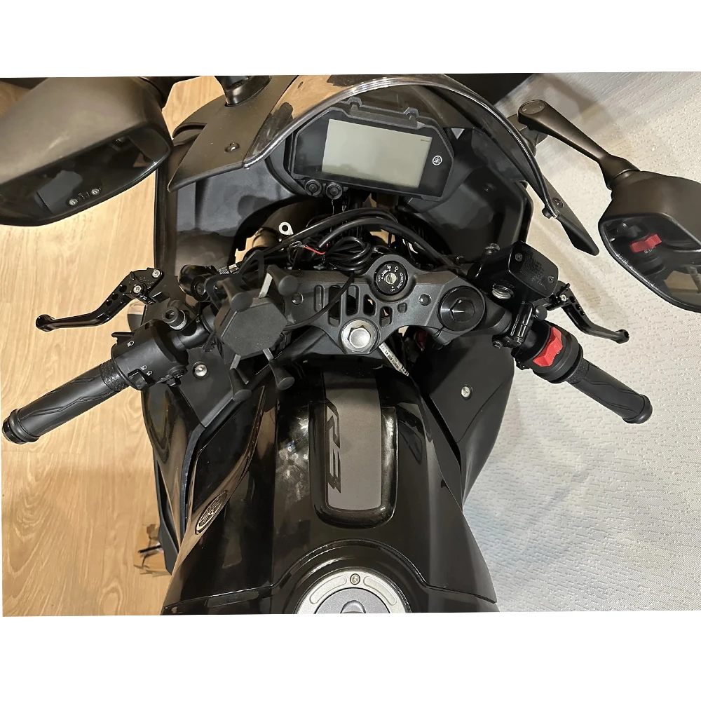 調整可能なブレーキおよびハンドルバー,ヤマハ用ハンドルバー,yzf,r3 2015 2016 2017 2018 2019 20 21,yzfr3